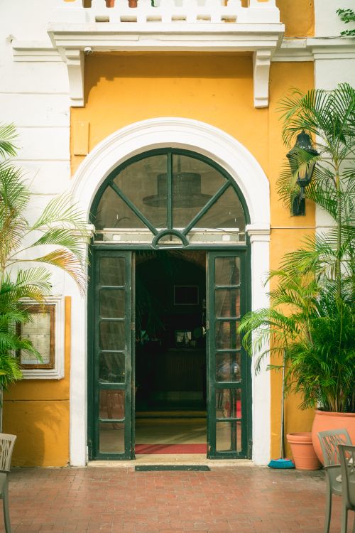 Free enter please  Stock Photo