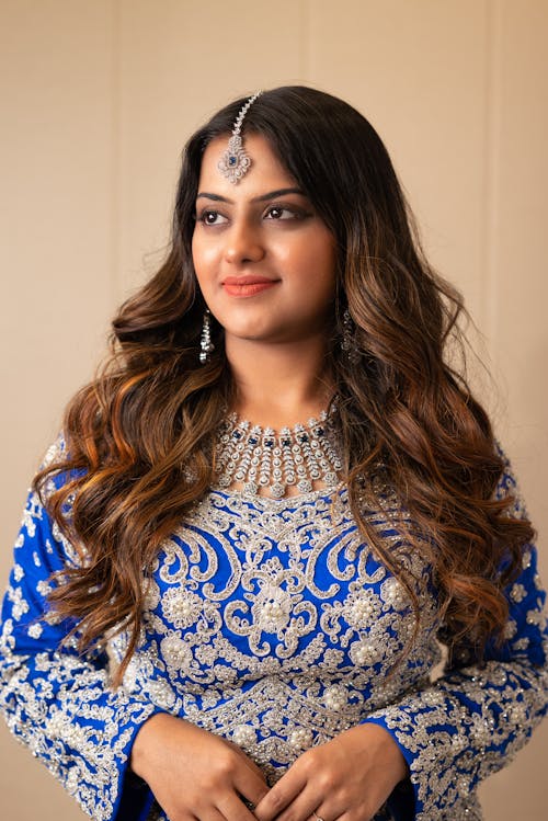 Portrait of Woman in Traditional Clothing