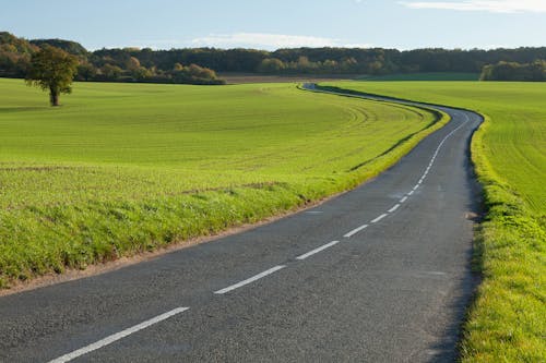 Fotos de stock gratuitas de campo, carretera, llanuras