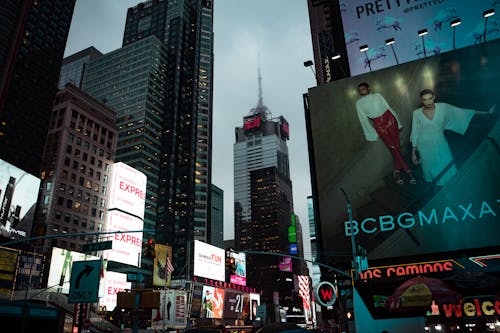 Bcbg Billboard Near High-rise Building