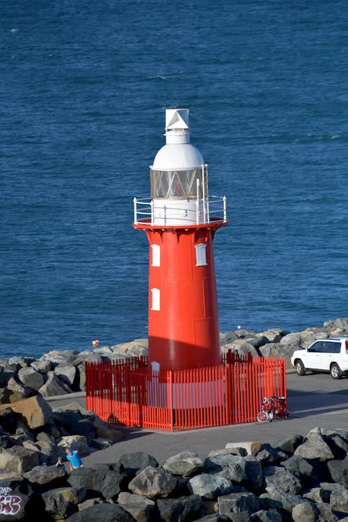 Red Lighthouse Building