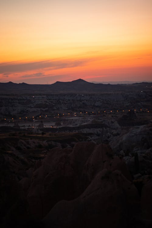 Free stock photo of cappadocia, sunset, sunset sky