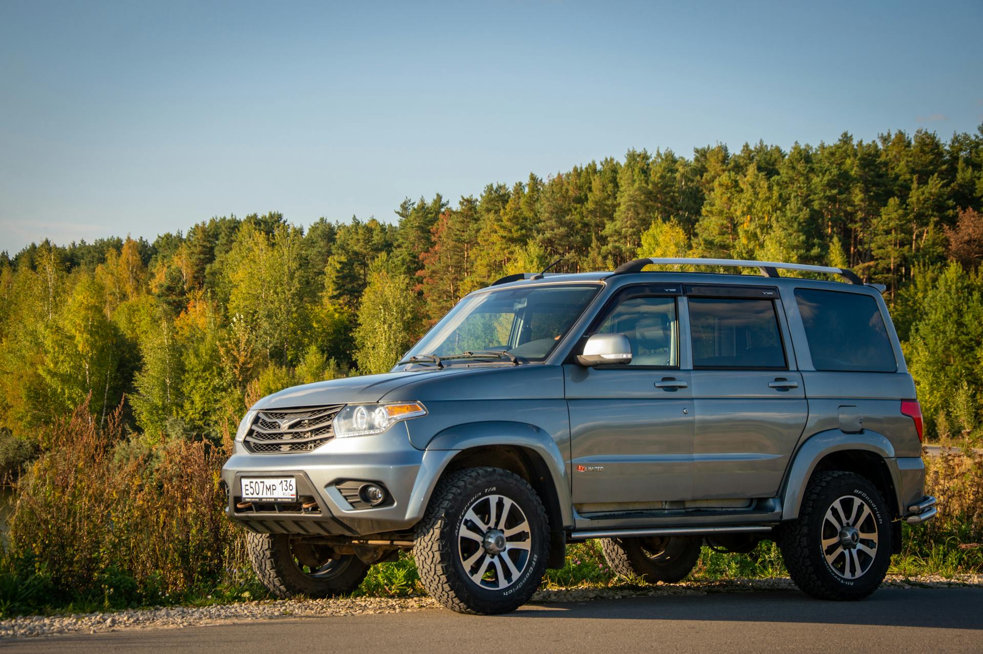 UAZ Patriot SUV on the Road