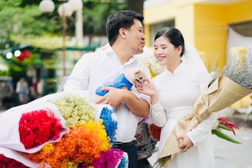 Foto d'estoc gratuïta de arranjament floral, boda, celebració