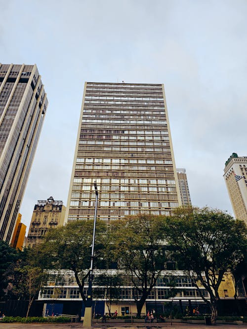 Modern Office Building in a City 