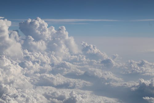 nuages vu de l'avion