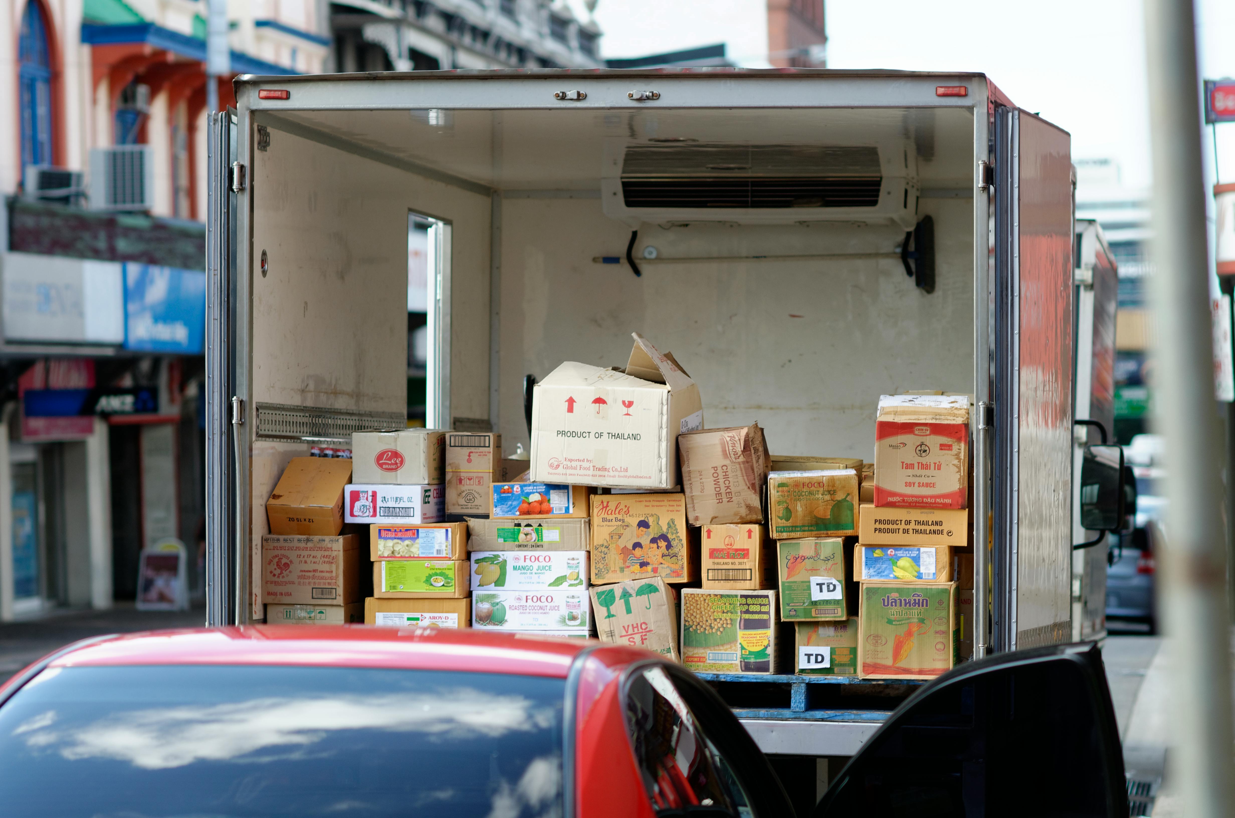 Free stock photo of delivery van