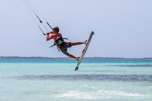 Δωρεάν στοκ φωτογραφιών με kitesurfing, wakeboarding, αγόρι