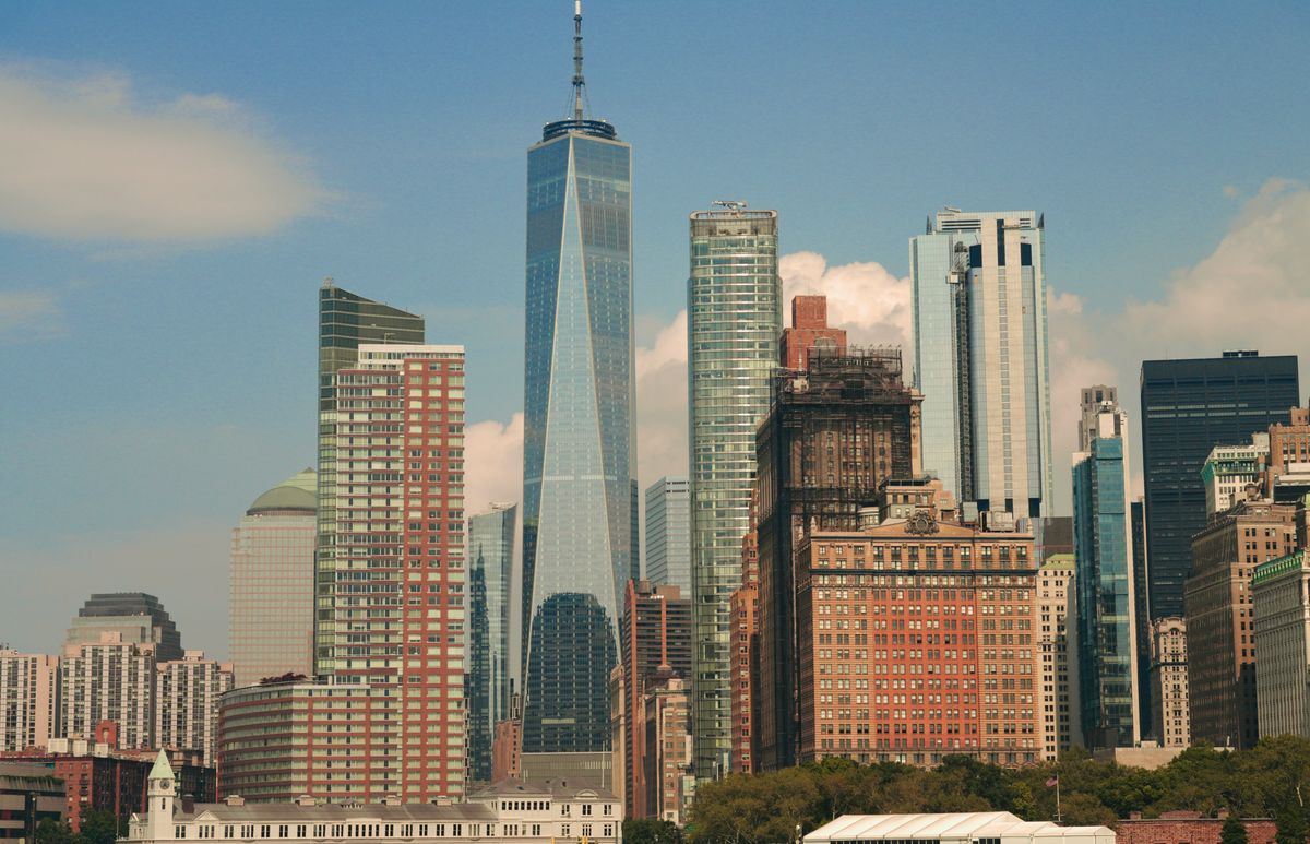 One World Trade Center among New York City skyscrapers in the United States