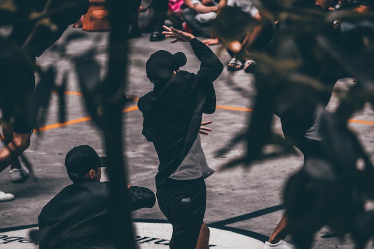 Male Dance Group Performing