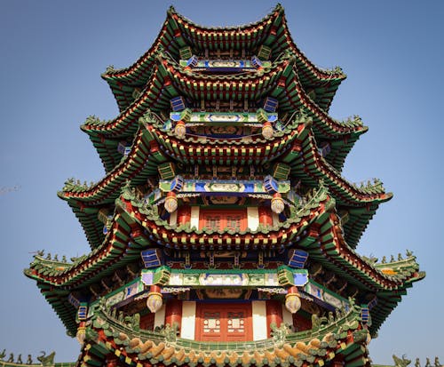 Gratis lagerfoto af facade, facader, kinesisk arkitektur