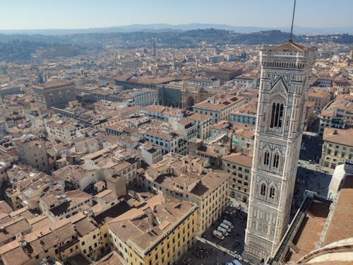 乔托斯钟楼, 佛羅倫薩, 哥特式建筑 的 免费素材图片