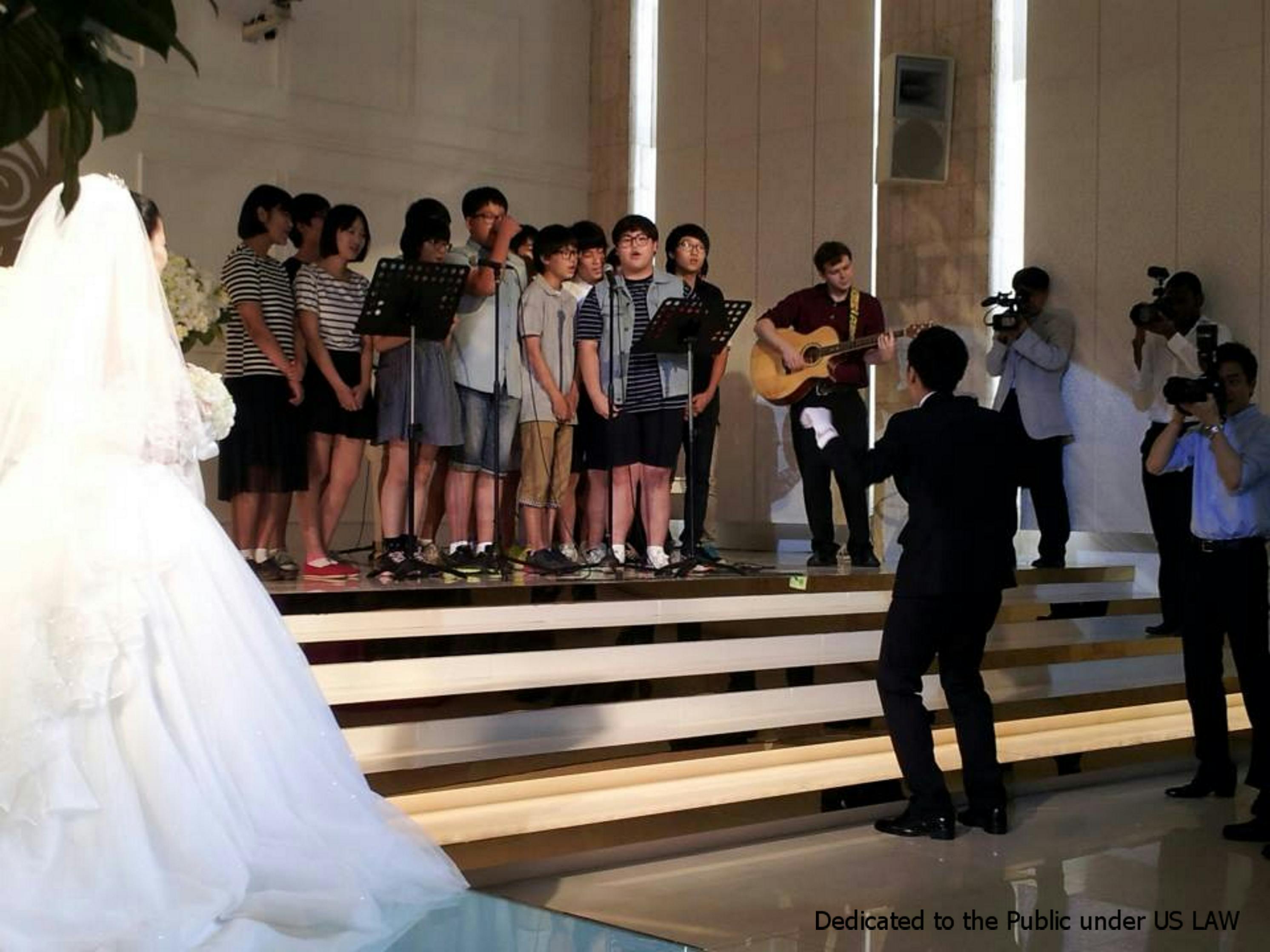 Free stock photo of singing, students, Weeding Korea
