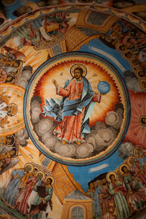 Gratis arkivbilde med freske, gud, helgener Arkivbilde