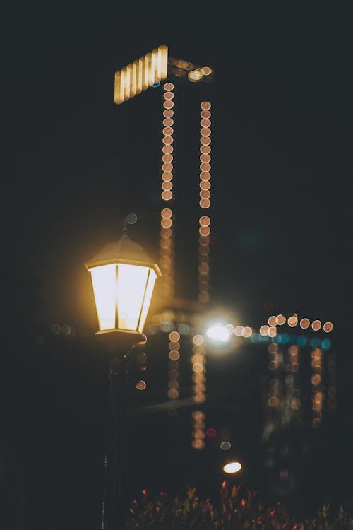 Lamp Light at Night