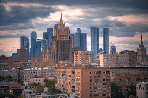 View of Downtown Moscow, Russia