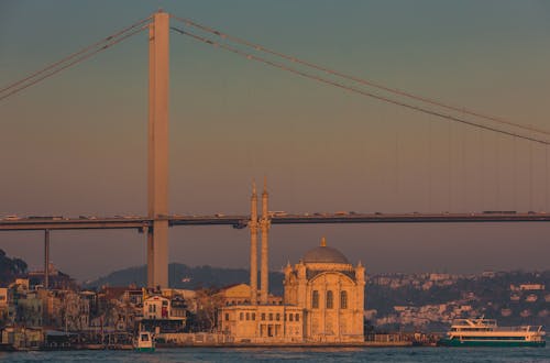 伊斯坦堡, 伊斯蘭教, 博斯普魯斯海峽大橋 的 免費圖庫相片