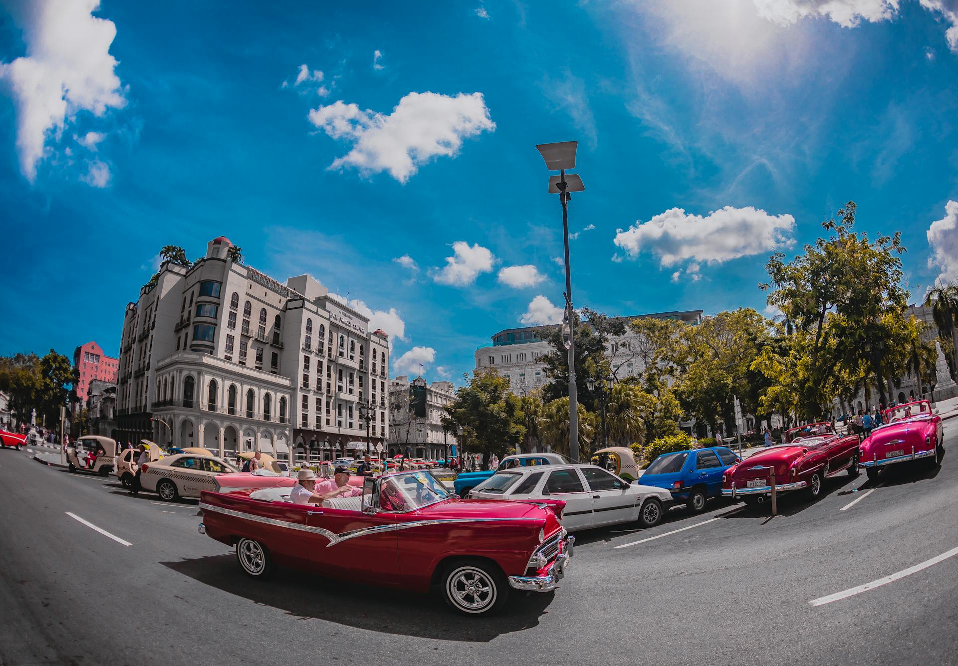 Classic Cars on the Streets of Havana, Cuba