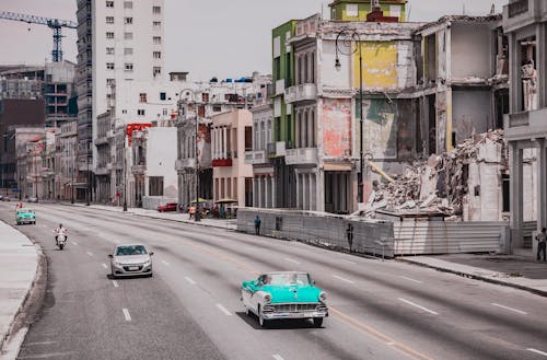 Classic Cars on the Streets of Havana, Cuba