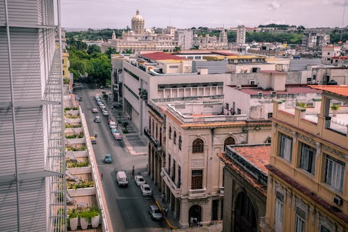 Gratis stockfoto met Cuba, dronefoto, gezinswoningen