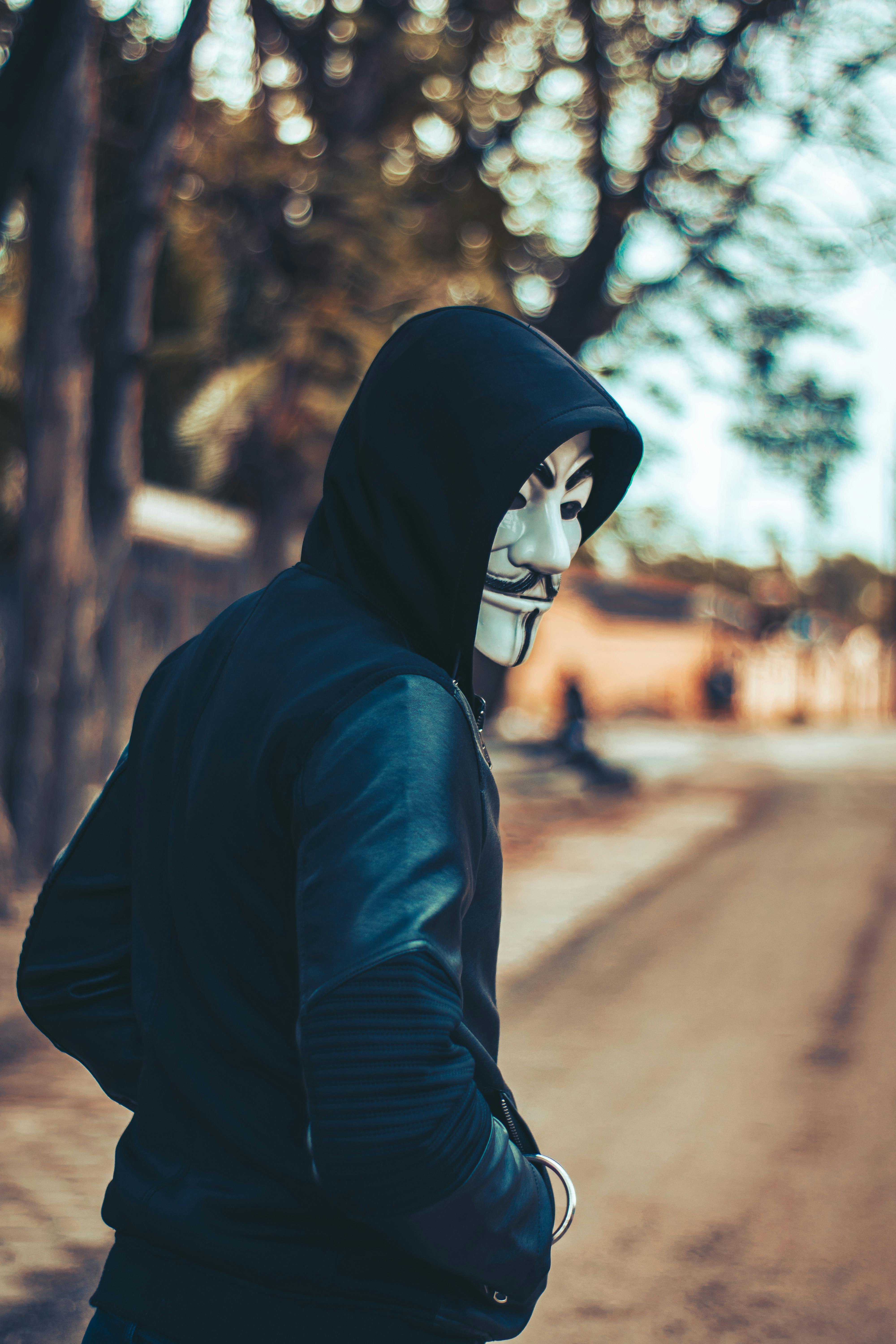 Wallpaper Hacked Mask, Hacker, Mask, Android, Guy Fawkes Mask, Background -  Download Free Image