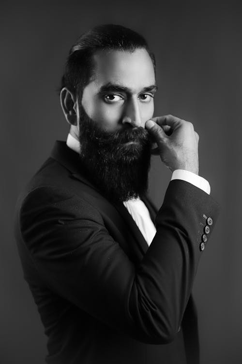 Man with Beard and in Suit