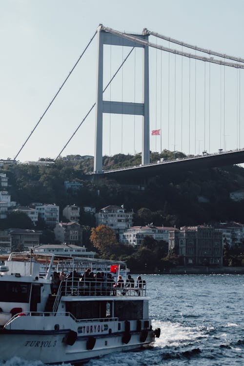 Foto d'estoc gratuïta de bosphorus, estret, ferri