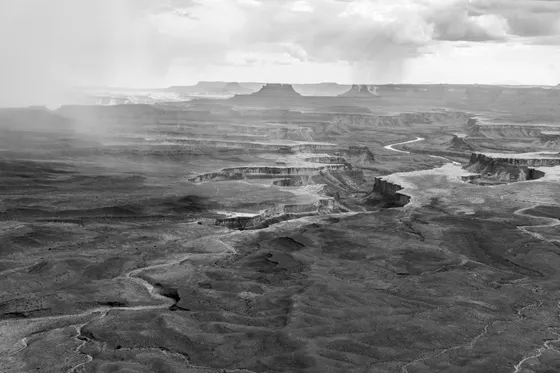 The Grand View Point panorama in Canyonlands