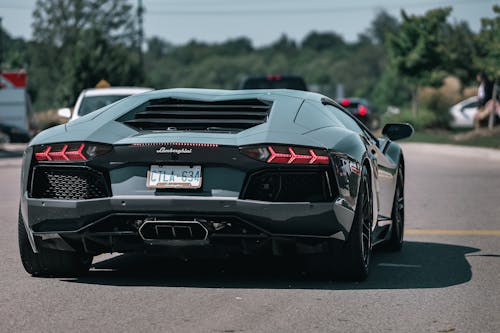 Lamborghini Aventador on the Street