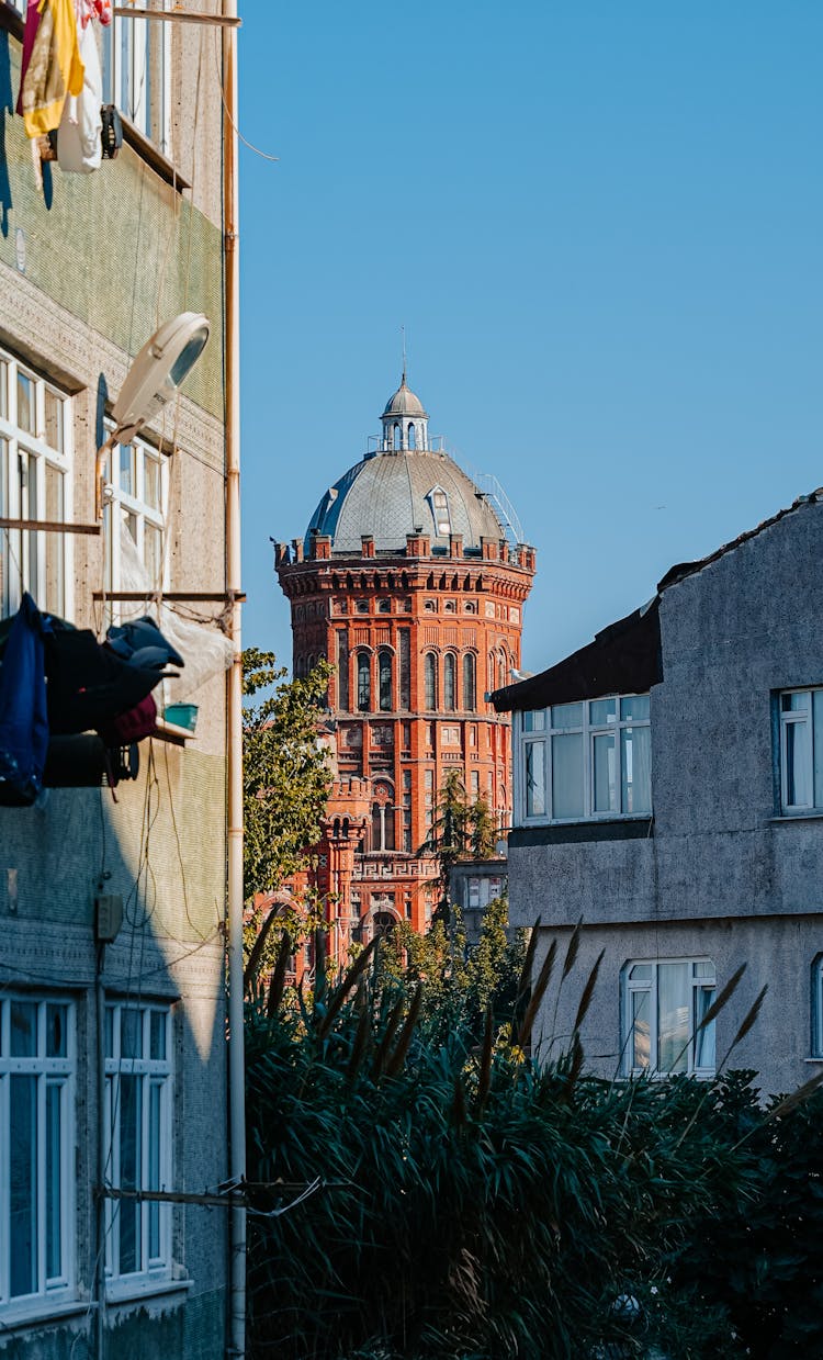 Tower Of A Church In Istanbul