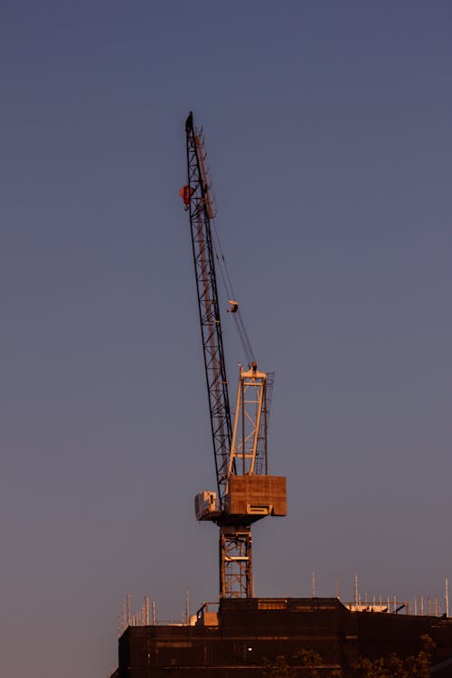 Crane in Construction Site