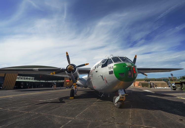 Bomber Aircraft At Military Base