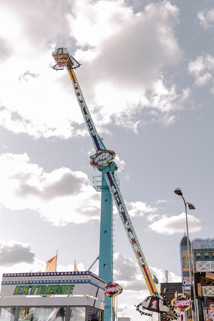 Bungee In Amusement Park