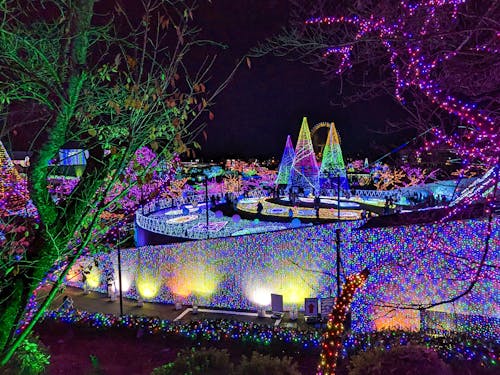 Christmas Illumination Yomiuri Land in Tokio