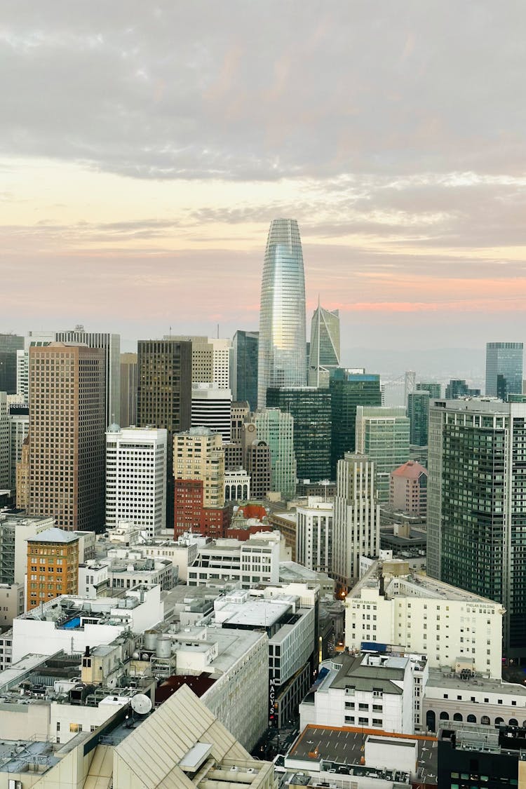 San Francisco Cityscape With Salesforce Tower