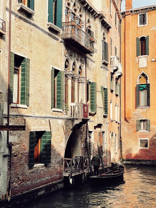 Building by Canal in Venice