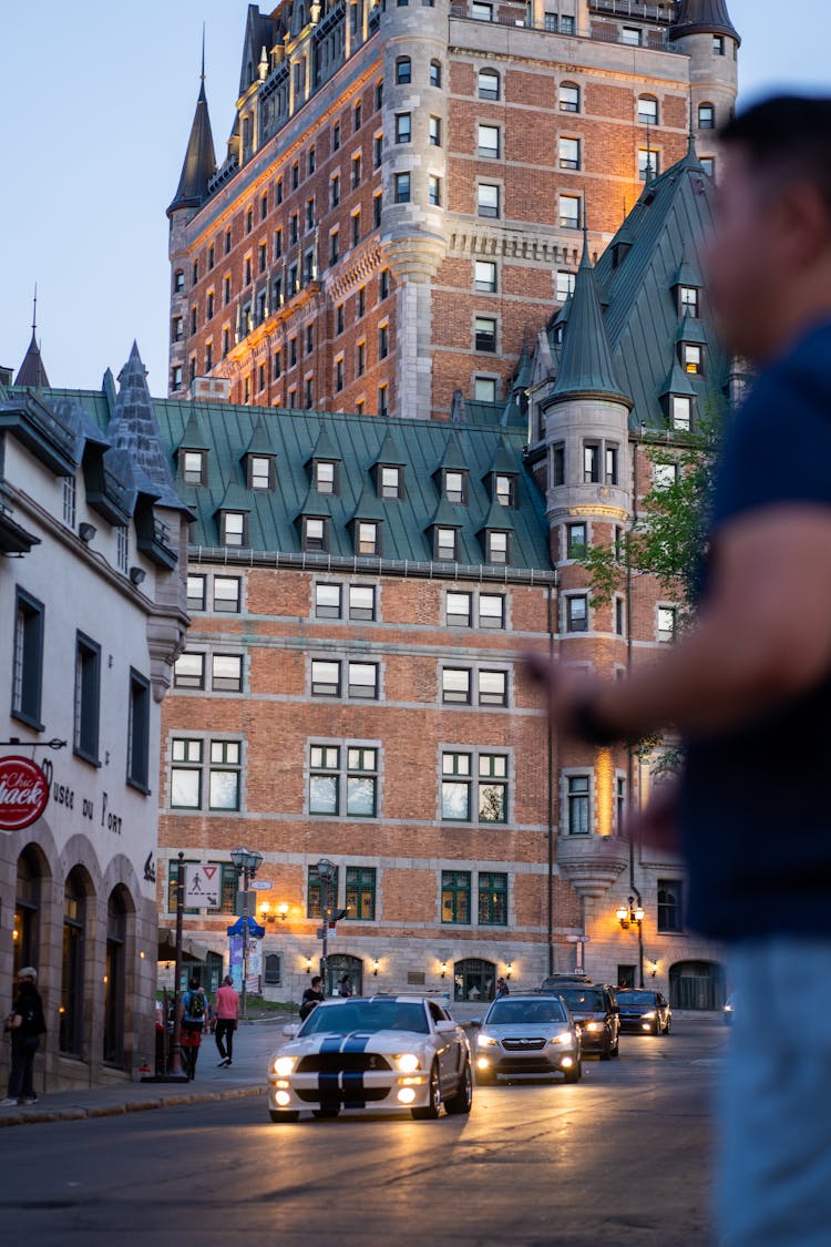 Chateau Frontenac Hotel In Quebec