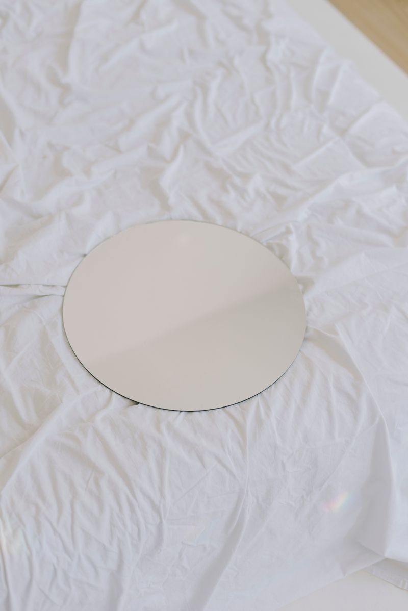 White Frame Rectangular Mirror