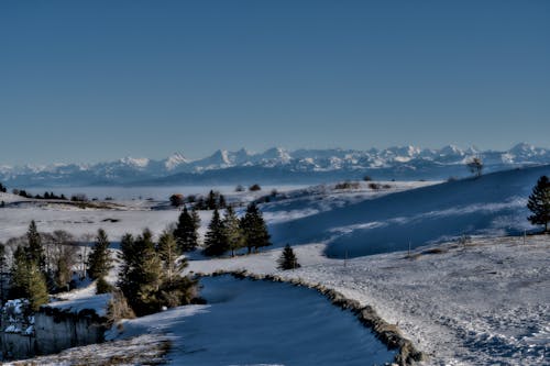 冬季, 冷, 山谷 的 免费素材图片