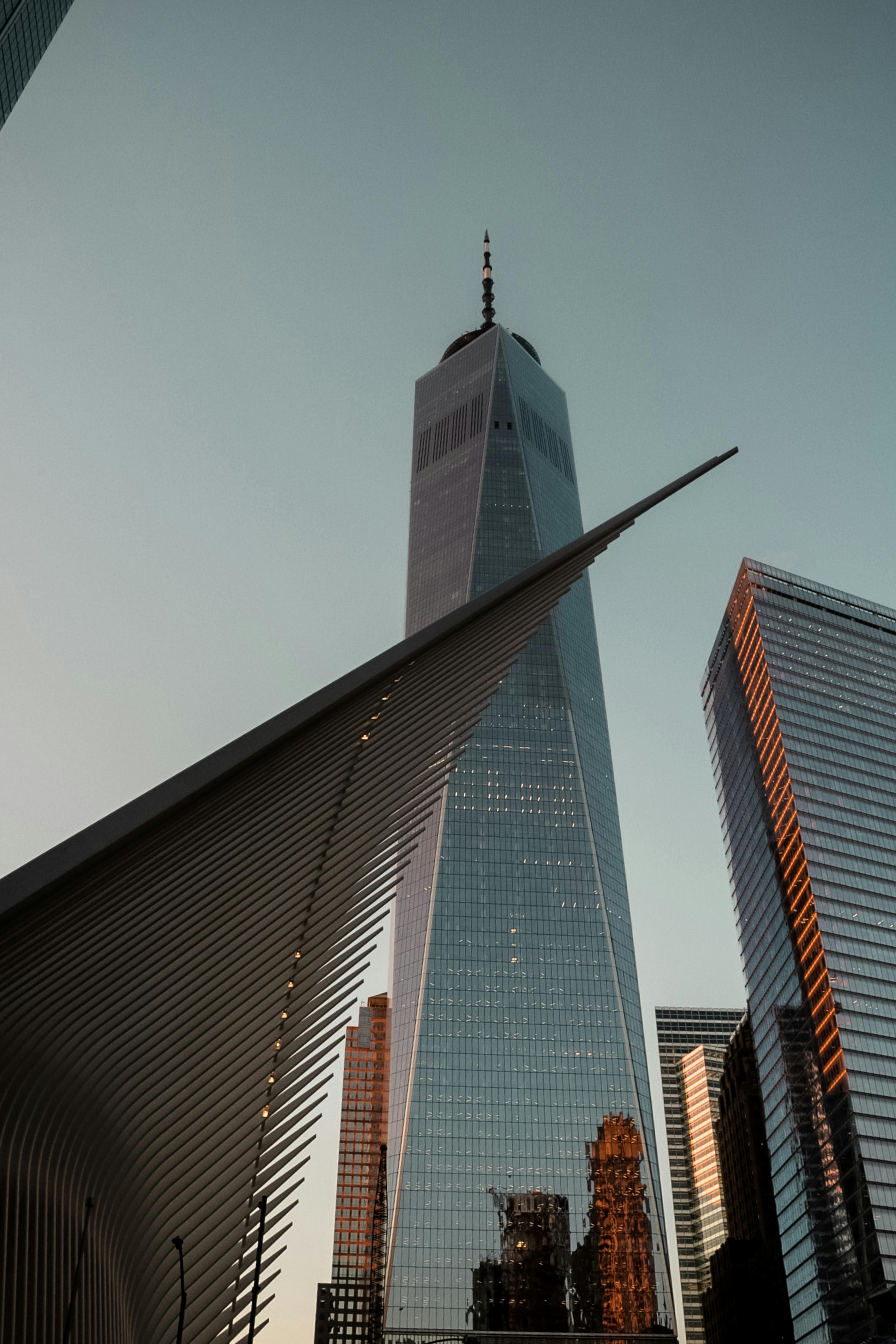 low angle photography of world trade center building