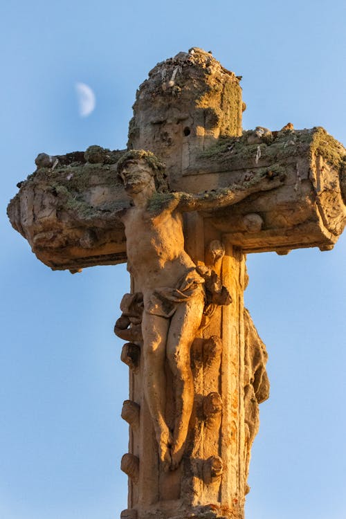 Foto profissional grátis de cruz, de madeira, escultura