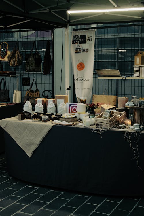 Stall with Scented Candles