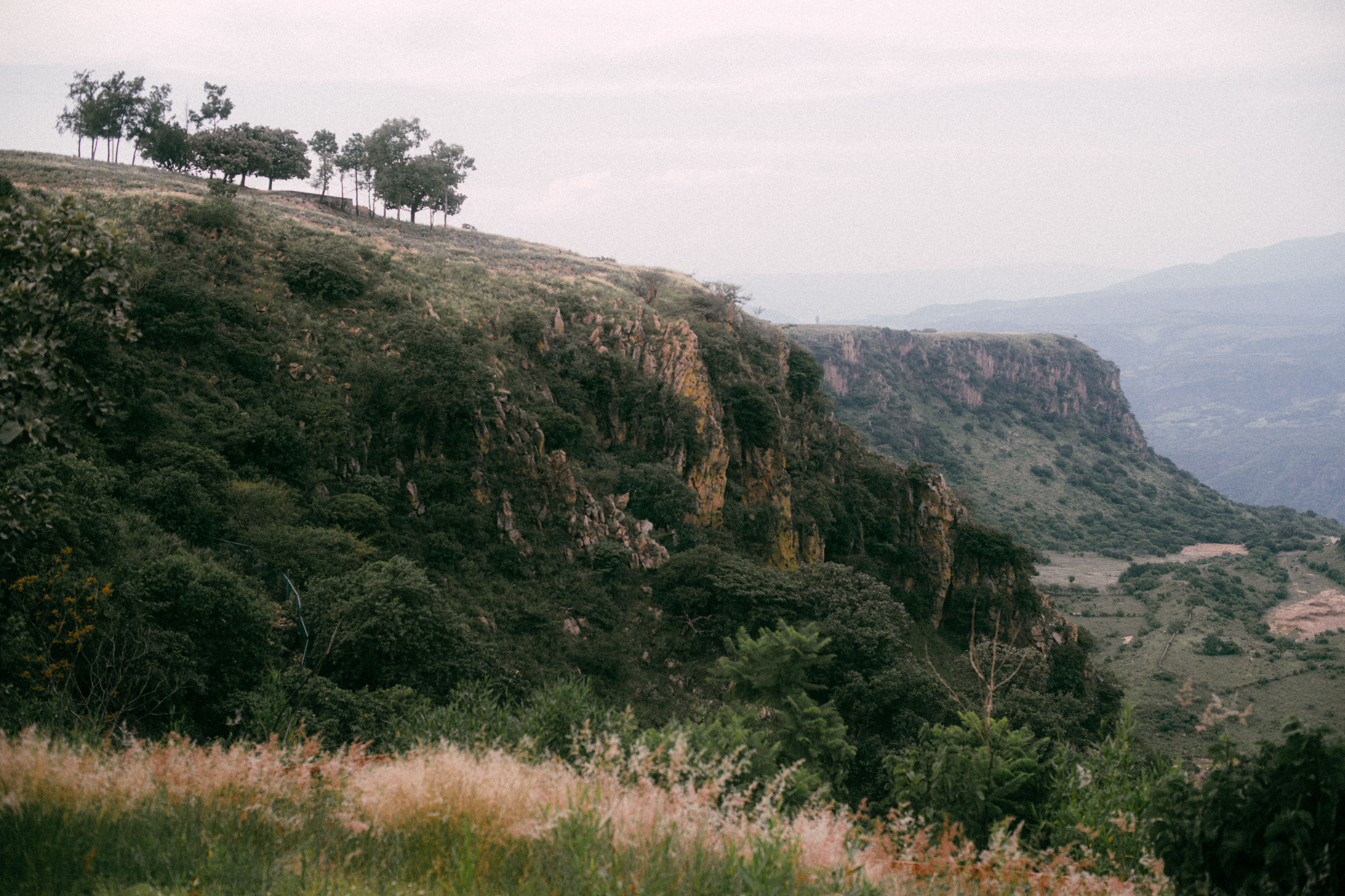 Rocks over Green Valley · Free Stock Photo