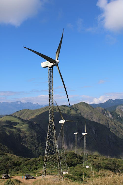 Immagine gratuita di energia alternativa, energia rinnovabile, montagne