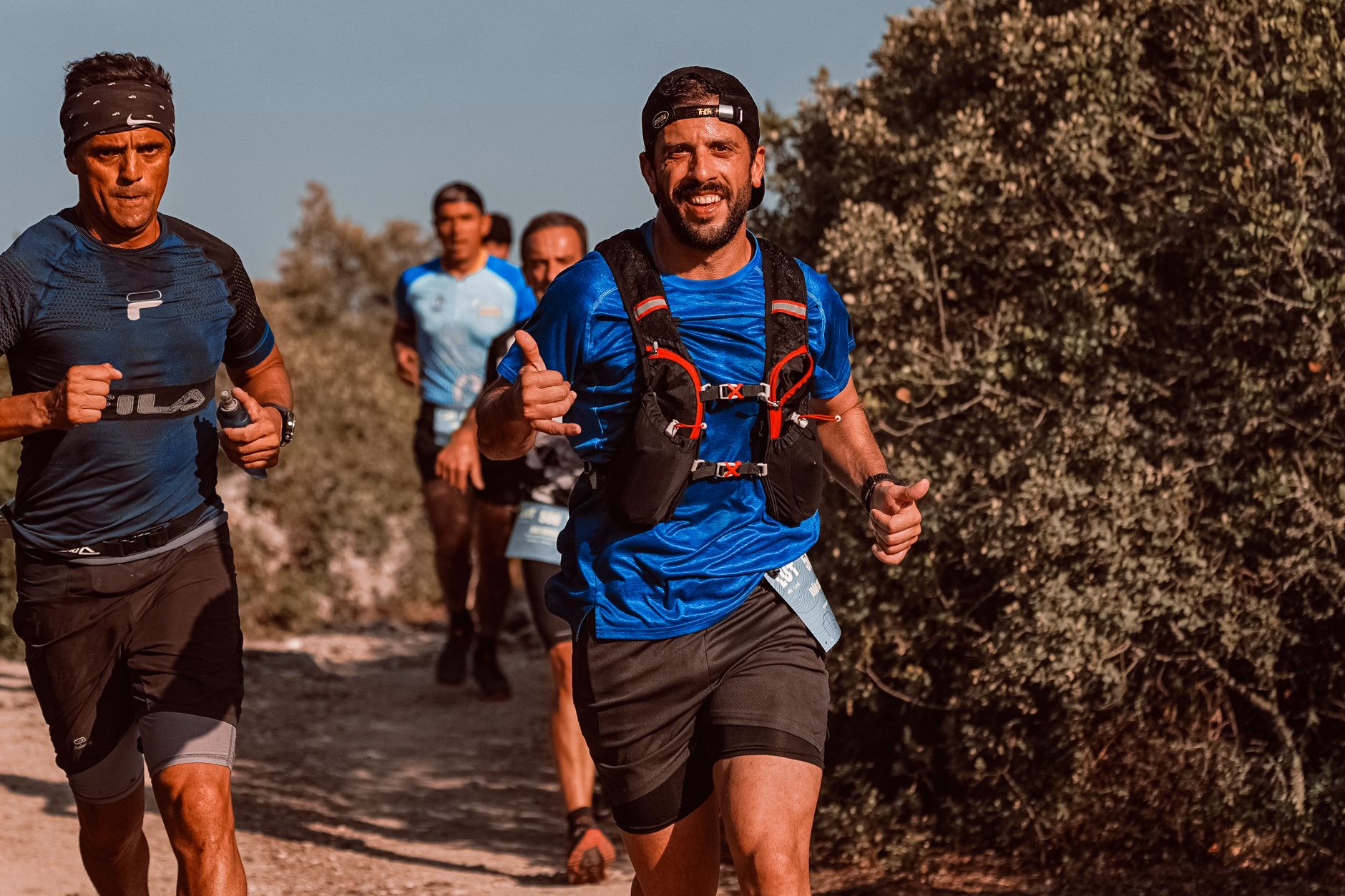 ultramarathon runner desert trail