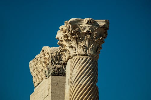 Free stock photo of antique, blue, carved stones