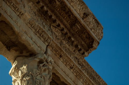 Free stock photo of antique, blue, carved stones