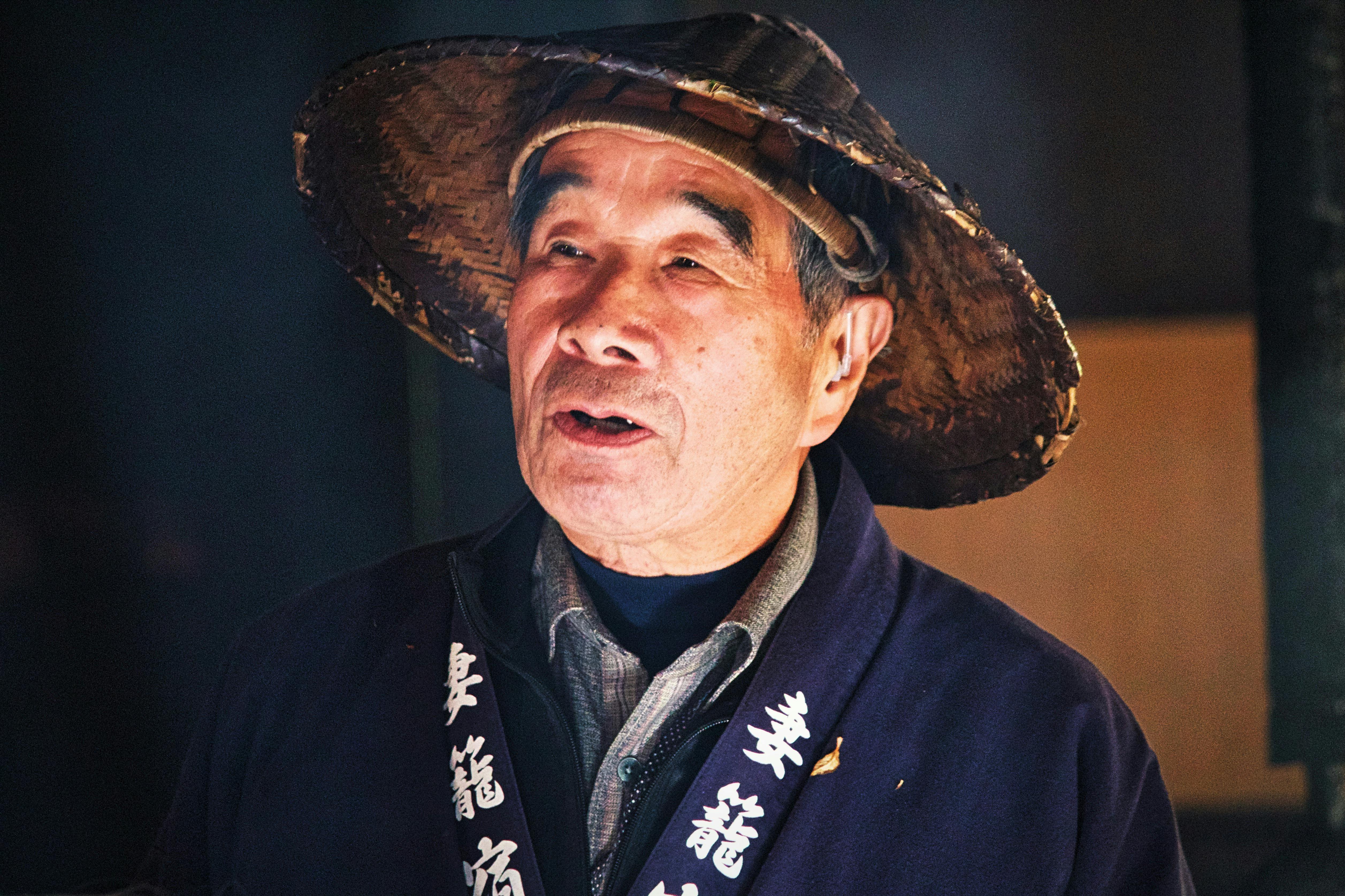 Free stock photo of #japan #hat #nakasendo #travel #man