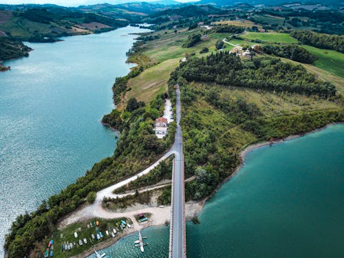 Kostenloses Stock Foto zu drohne erschossen, insel, landschaft