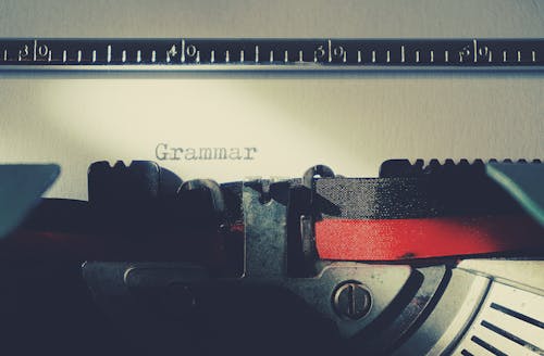 Крупным планом фото пишущей машинки